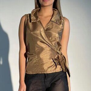 Vintage Selene Sport Gold Top